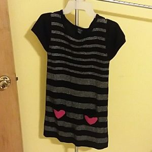 Sweater dress w/scarf